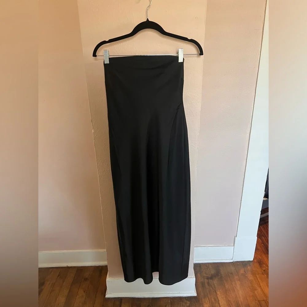 NWT J.Crew Collection Gwyneth Strapless Dress in Black - Picture 2 of 5